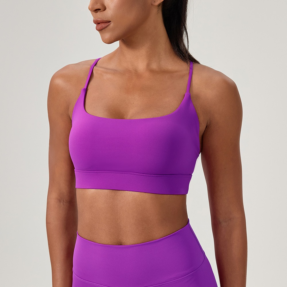 Sports Bra Racerback - Женский сексуальный бюстгальтер для йоги с
